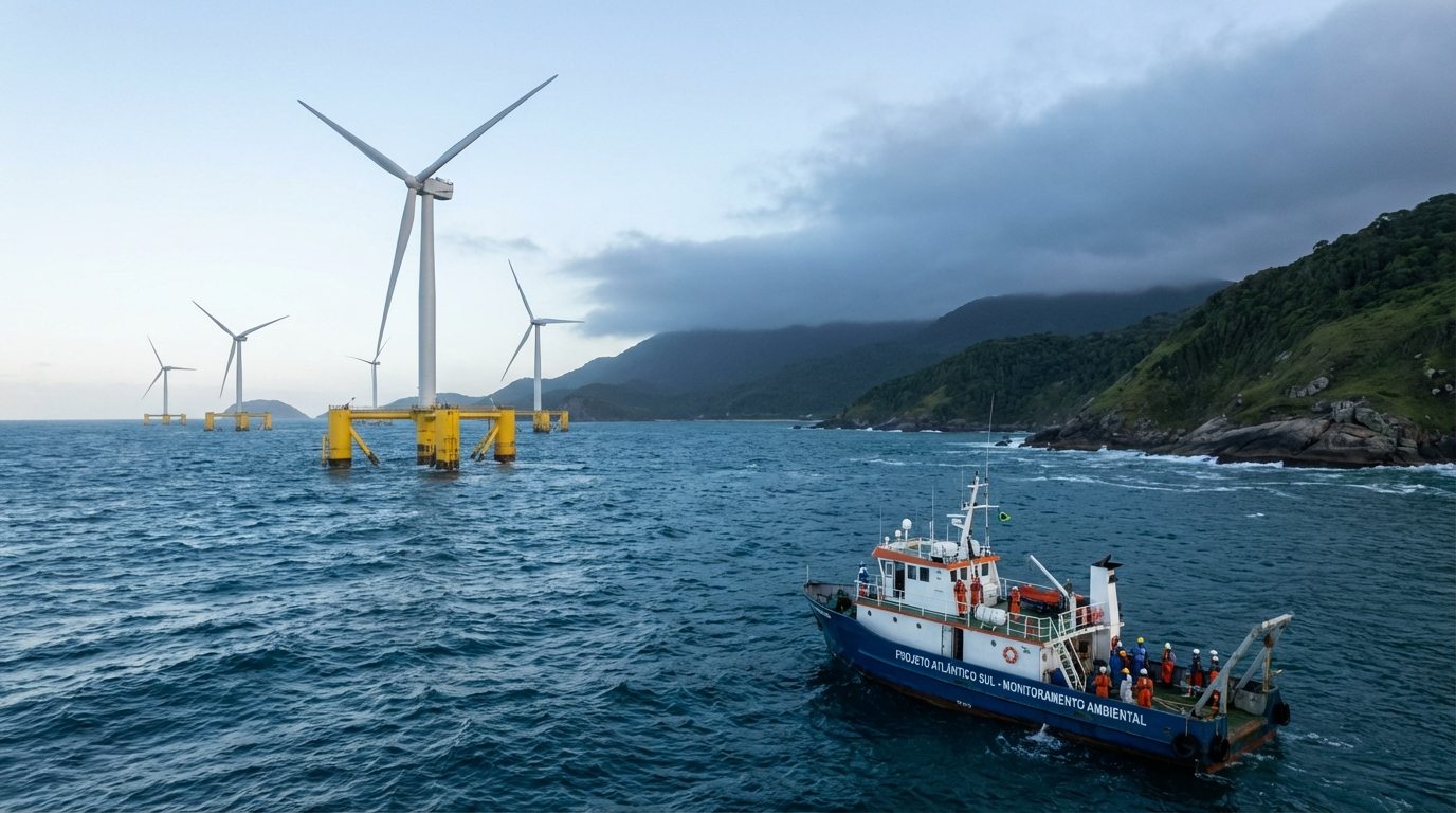 Por que a energia eólica flutuante pode ser um desafio no litoral brasileiro?