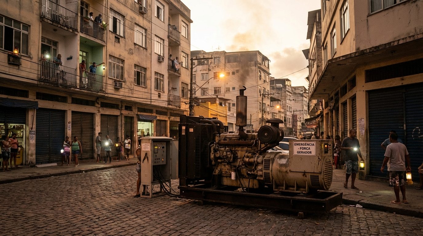 Por que o uso crescente de geradores a diesel no Brasil pode agravar a crise ambiental urbana