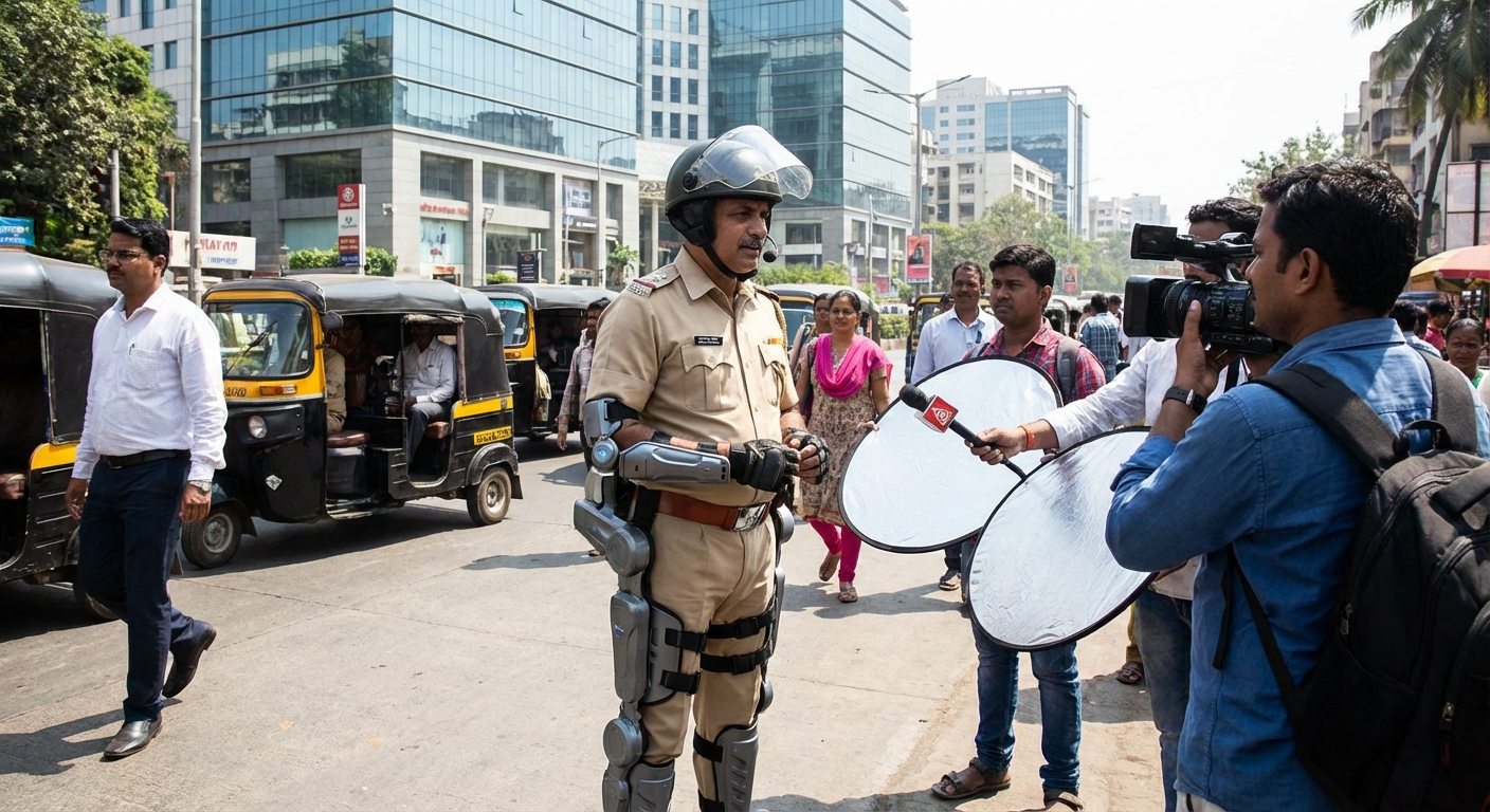 Robocop indiano abre debate: Brasil está preparado para IA na segurança pública?