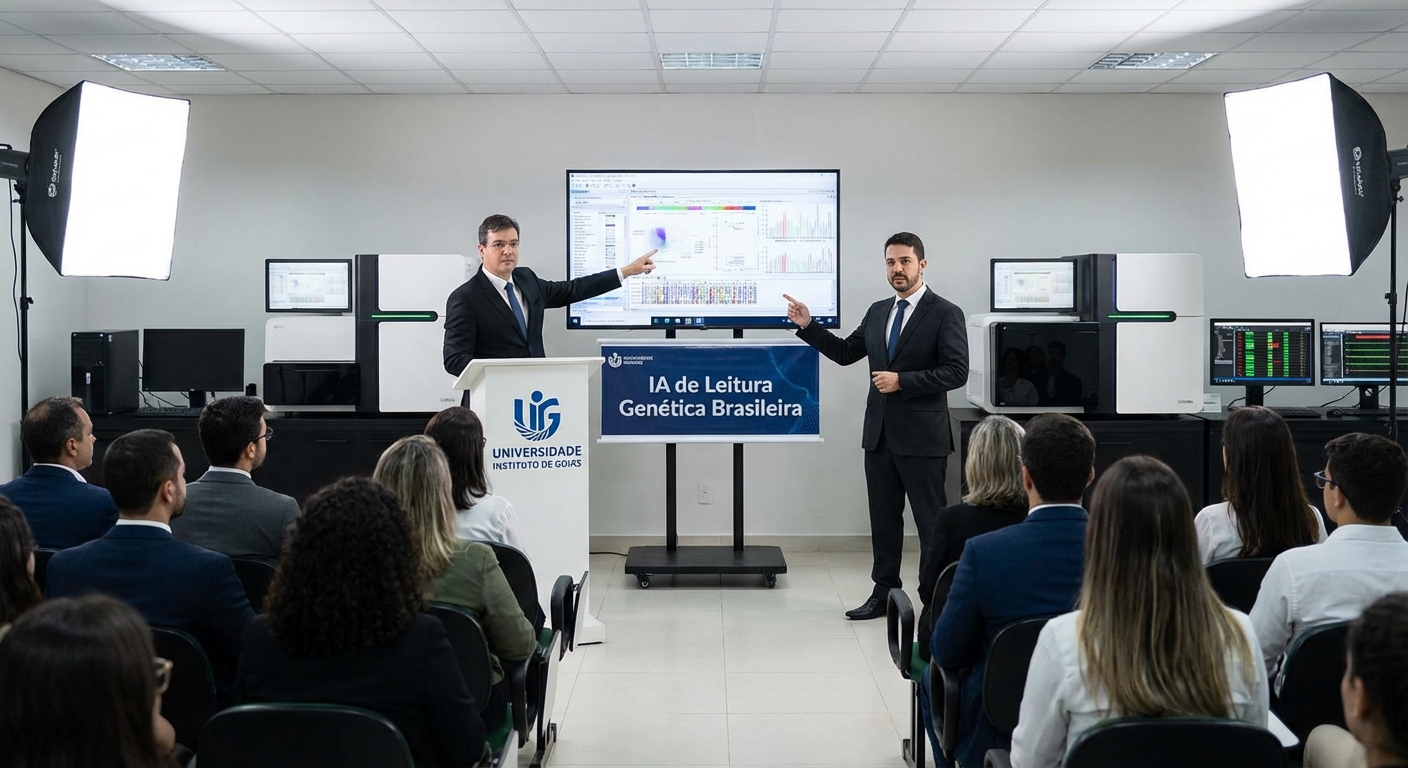 Universidade/Instituto de Goiás lança IA de Leitura Genética Brasileira com foco em DNA local