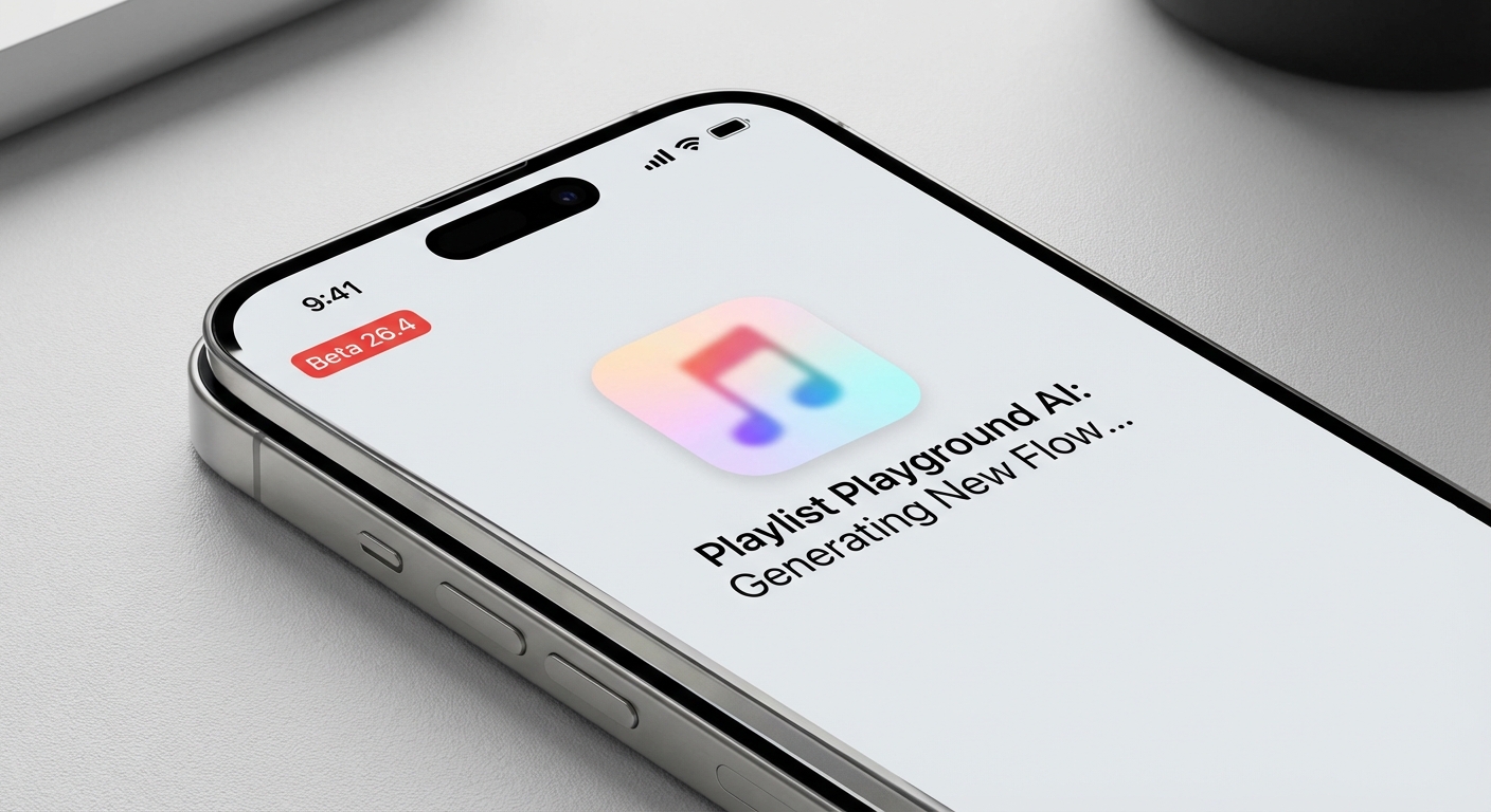 Apple iOS 26.4 beta chega com Playlist Playground AI focada em música personalizada