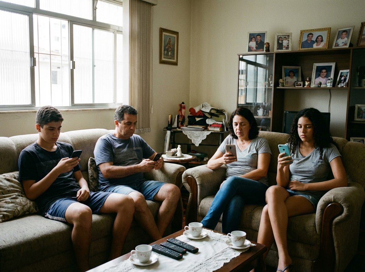 Desconexão social e isolamento: IA agrava intercâmbios familiares no Brasil