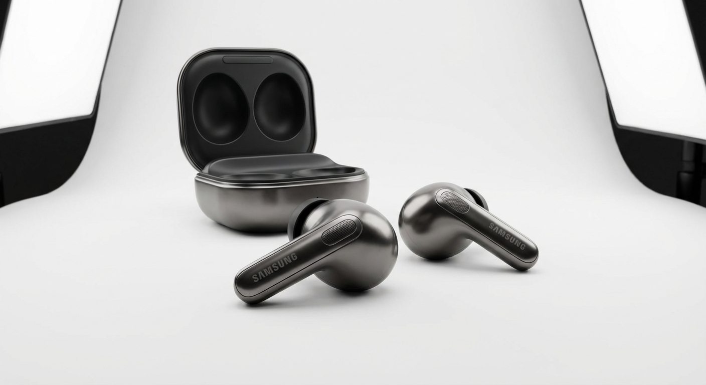 Galaxy Buds 4 Pro da Samsung chega ao mercado com cancelamento ativo de ruído e som premium