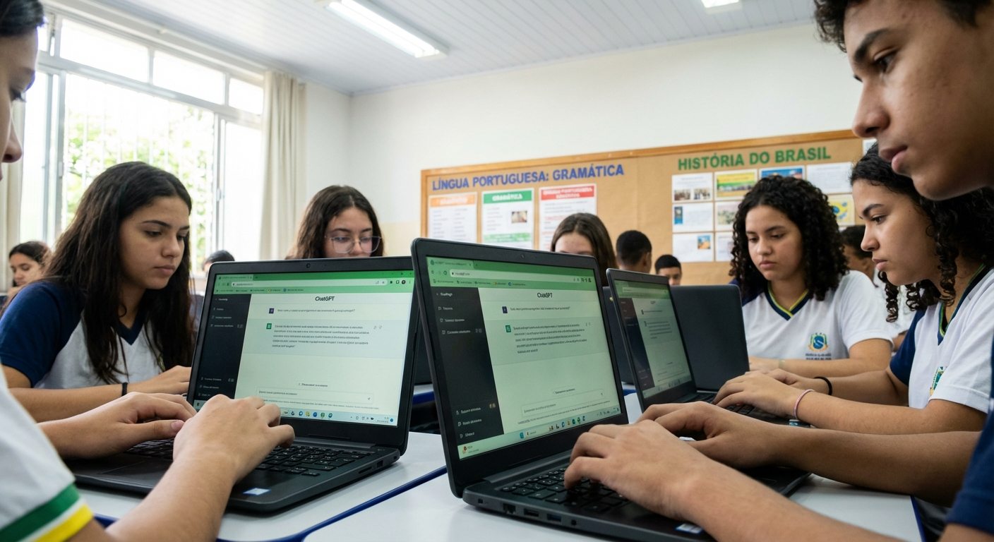 A ilusão do domínio do ChatGPT ameaça educação digital no Brasil