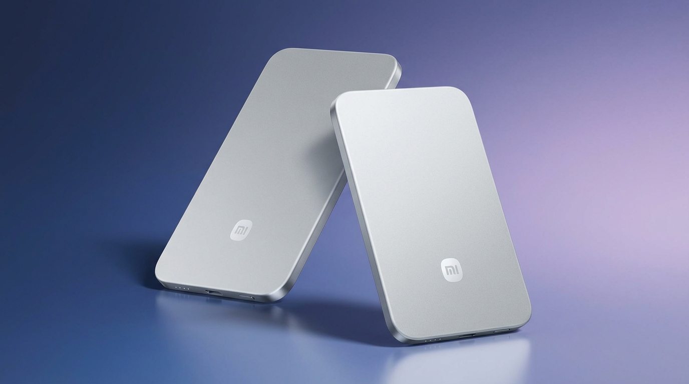 Lançamento oficial do Xiaomi Thin Power Bank: tão fino quanto um iPhone Air