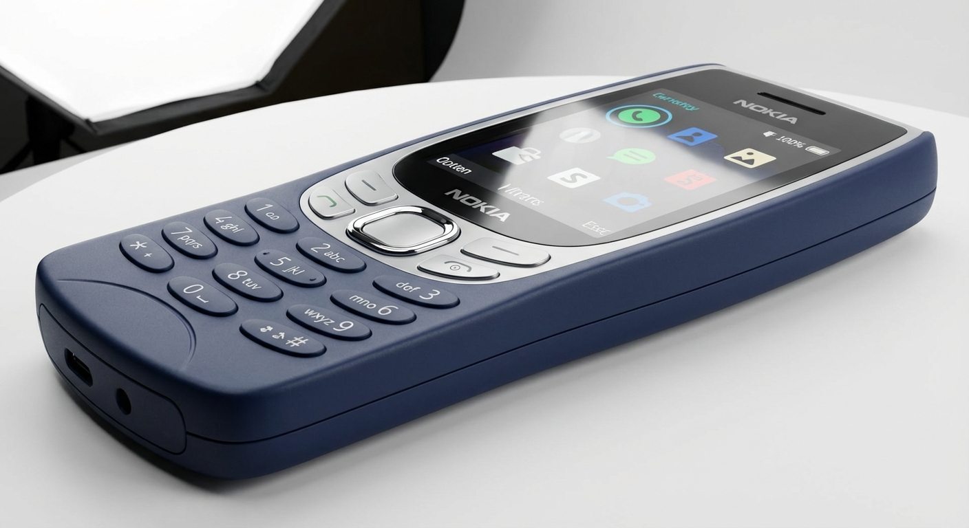 Nokia relança celular lendário com design clássico e atualizações modernas, preço não divulgado