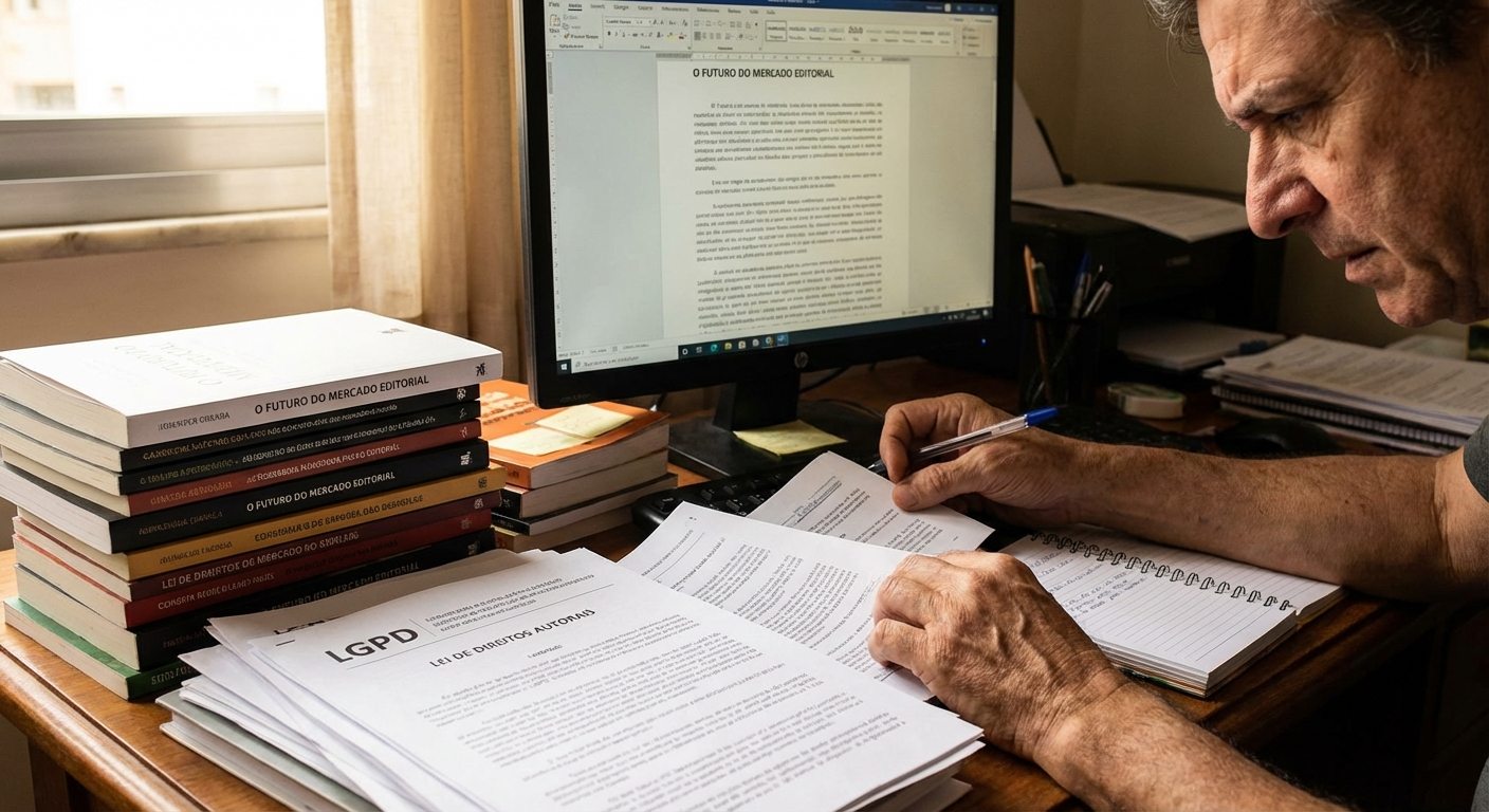 Riscos ocultos da IA no mercado editorial brasileiro ignoram LGPD e direitos autorais