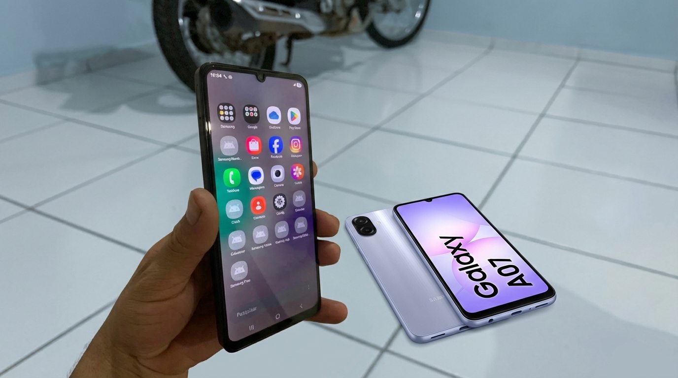 Samsung Galaxy A07 5G é anunciado com conectividade 5G e performance confiável