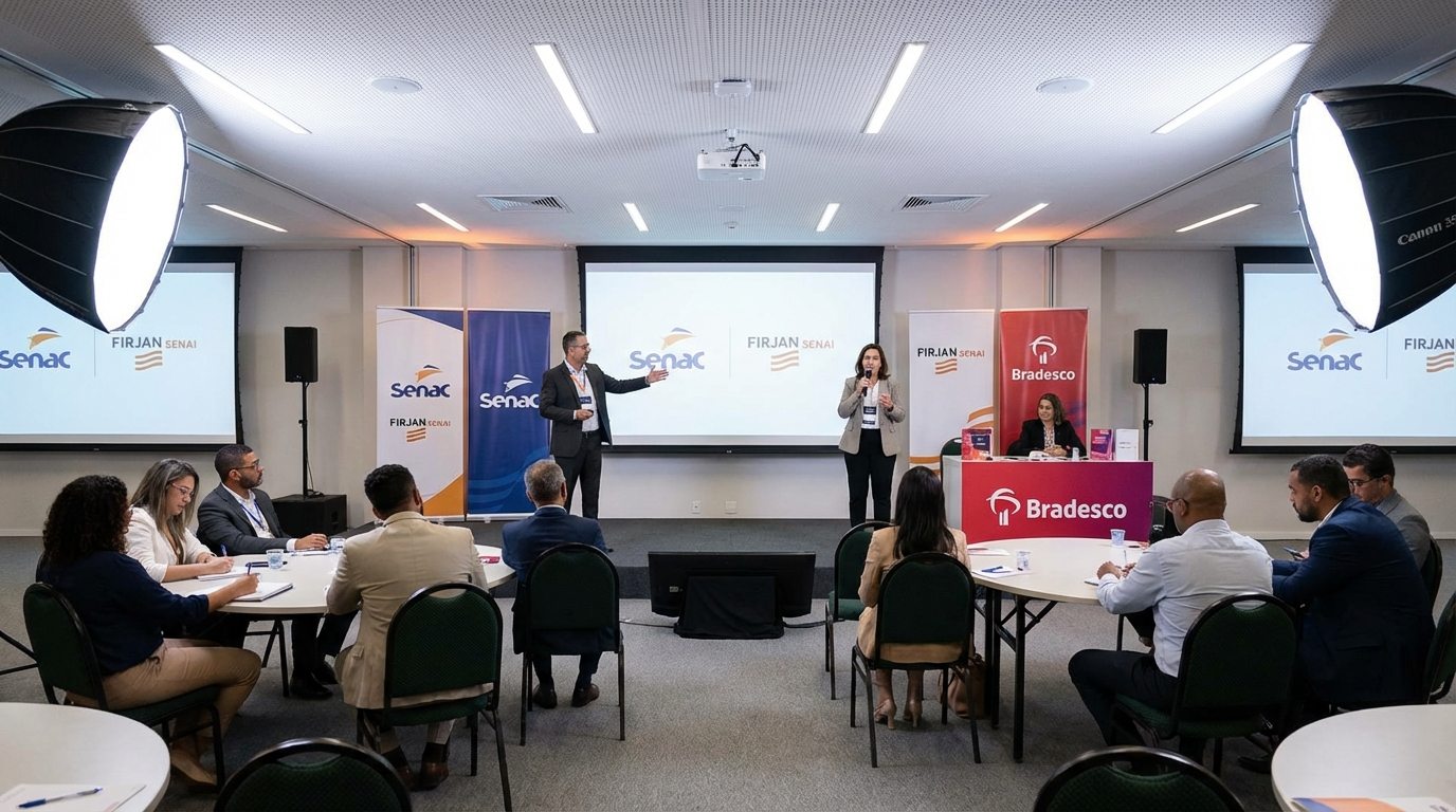 Senac, Firjan SENAI e Bradesco anunciam cursos de IA com vagas gratuitas e 35% de desconto