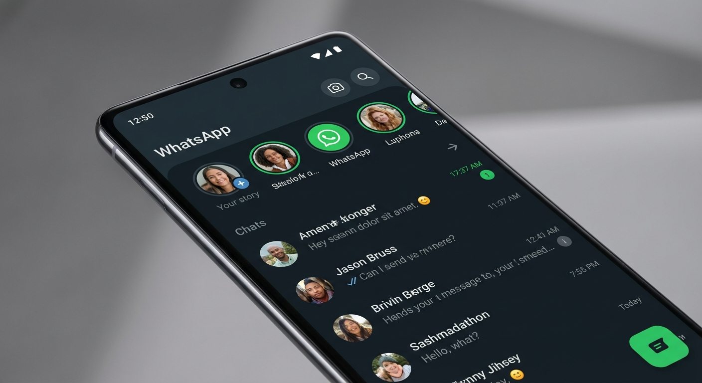 WhatsApp redesenha tela principal com interface Android aprimorada por R$0
