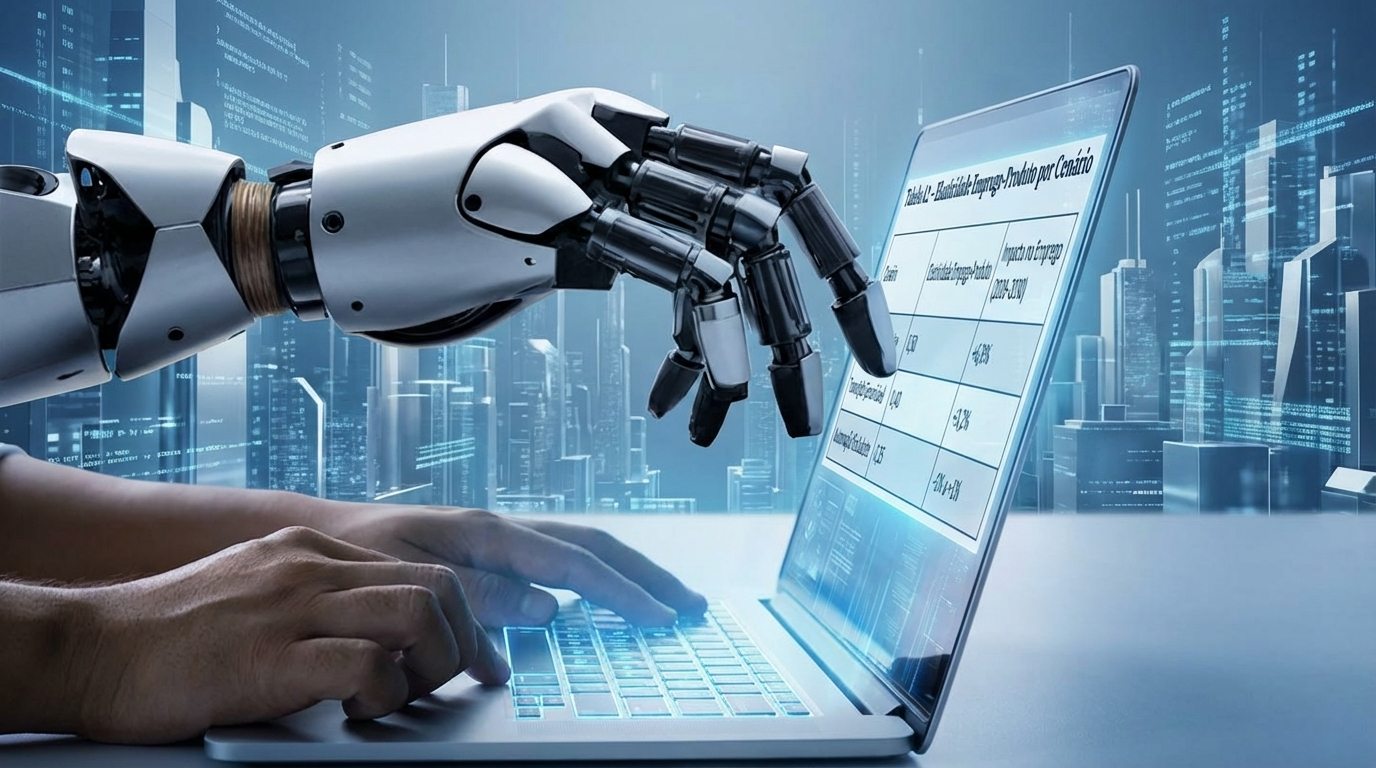 Automação com IA amplia desemprego oculto no mercado brasileiro