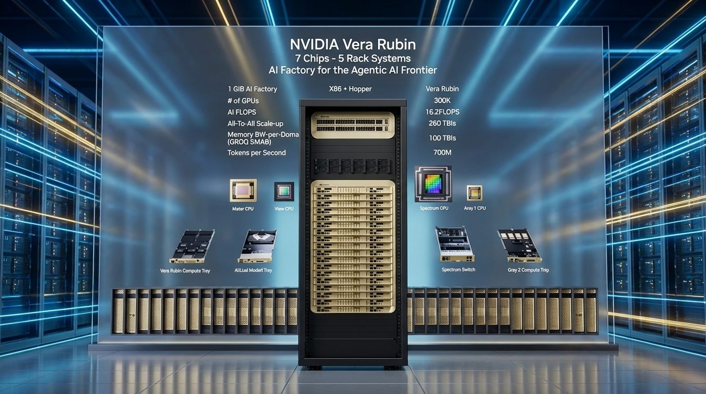 NVIDIA Vera CPU é anunciada para IA agentic com alto desempenho, preço não divulgado