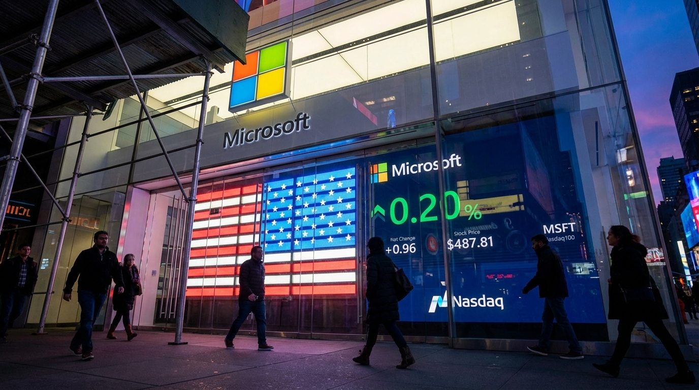 Valorização da Microsoft destaca bolha tecnológica no mercado brasileiro