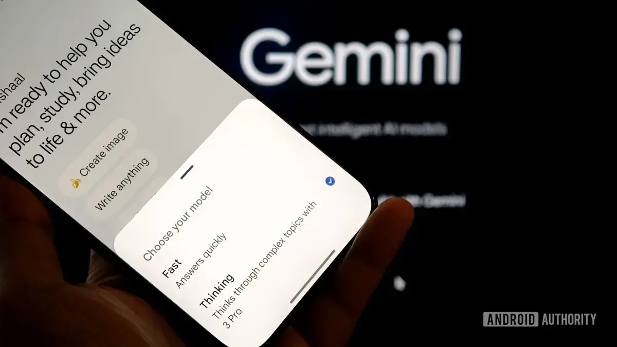 Gemini pode exibir uso da cota de IA e data de renovação