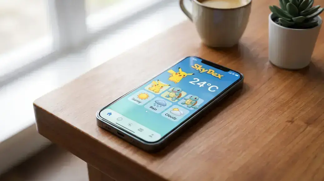 SkyDex: o app de clima que transforma a previsão em caça ao monstrinho