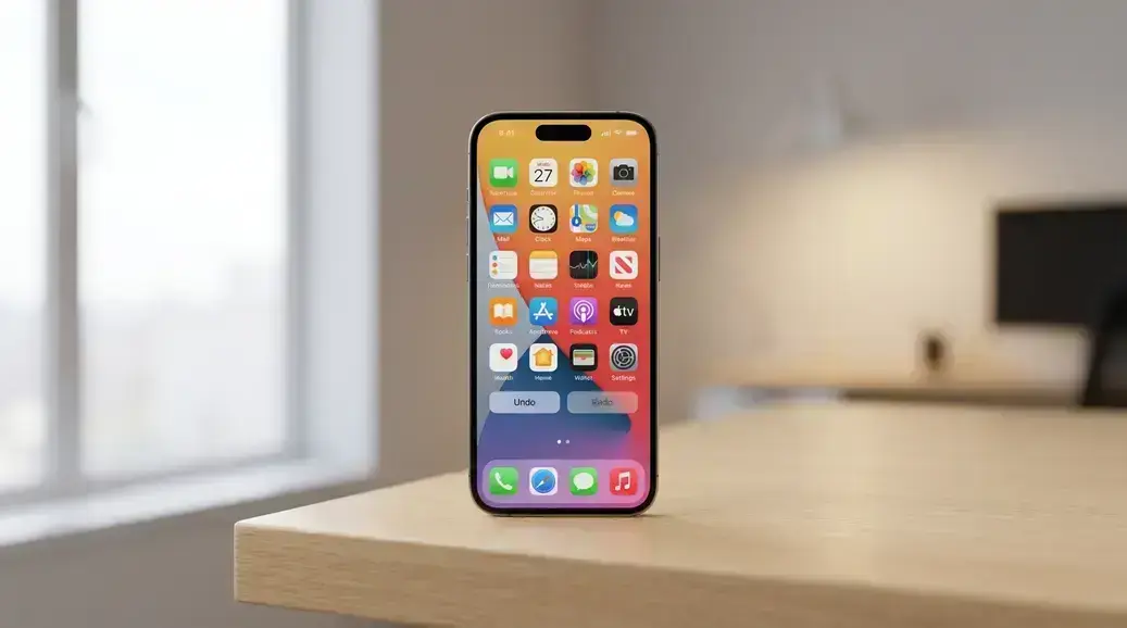 iOS 27 pode trazer desfazer e refazer na tela inicial do iPhone