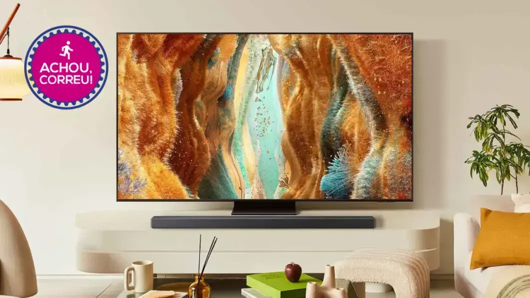 Samsung OLED 4K de 55" com 30% OFF chama atenção com preço abaixo de R$ 4,6 mil