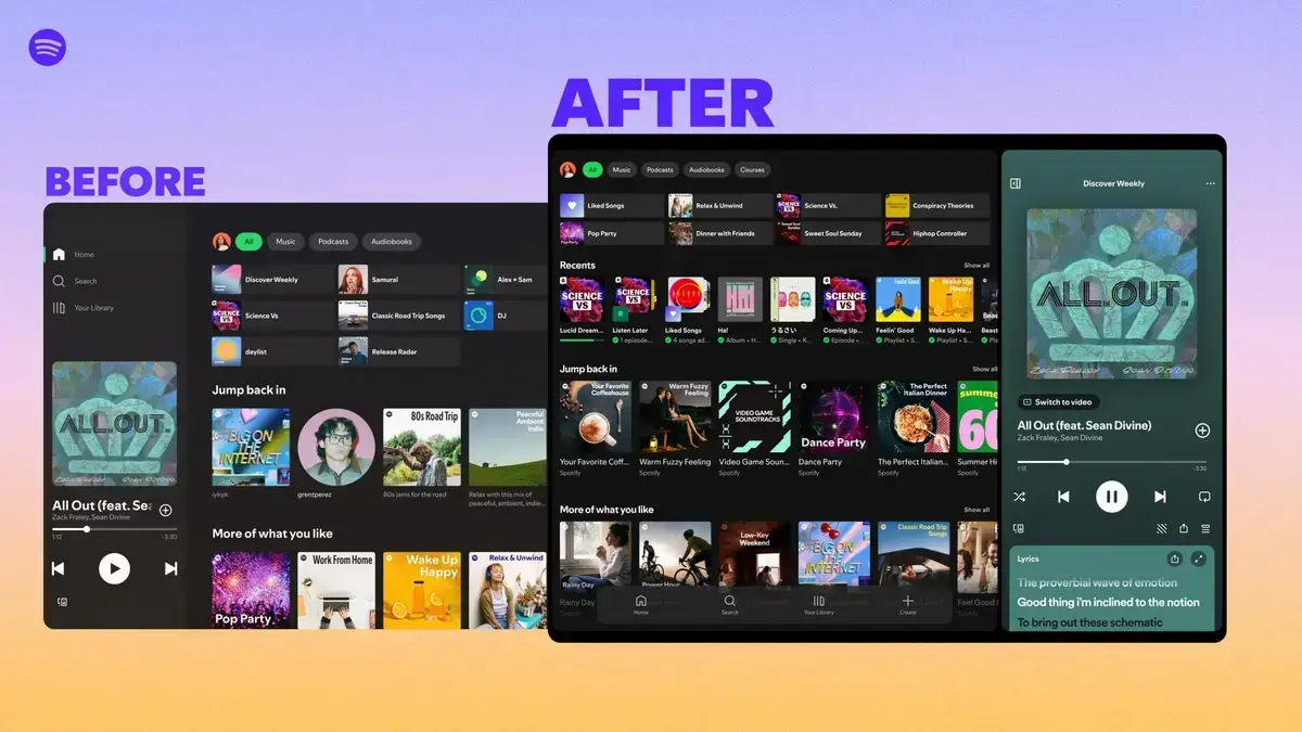 Spotify ganha interface otimizada para tablets no iPad e Android