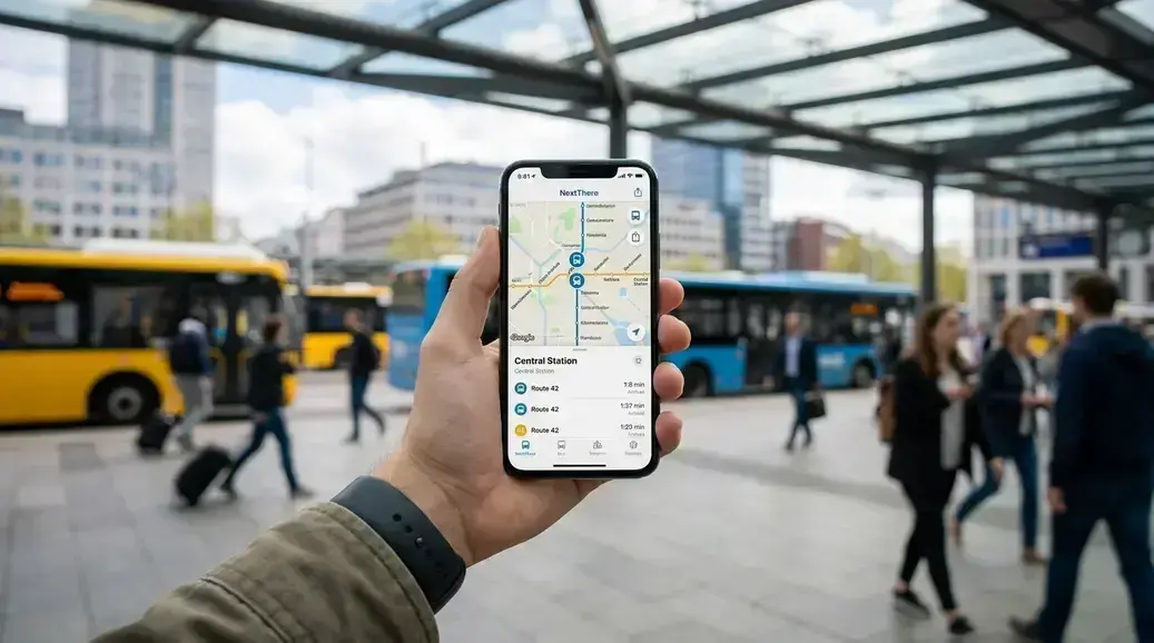 Fleety: app de transporte público com rastreamento ao vivo e horários em tempo real