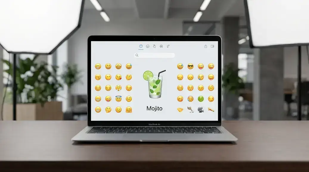 Mojito: app gratuito para emoji com autocomplete no macOS
