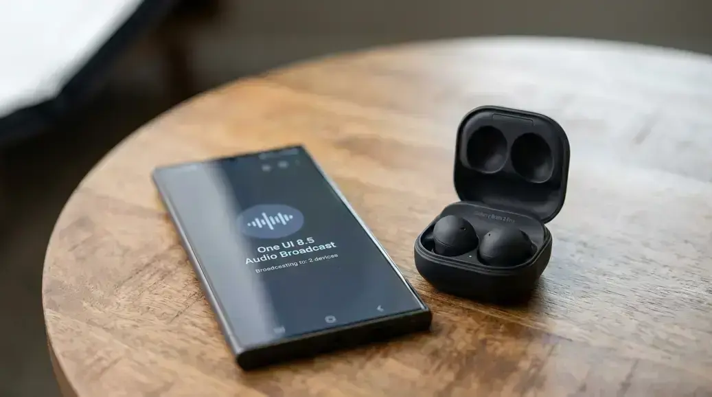One UI 8.5: Samsung move o Audio broadcast para um menu mais visível