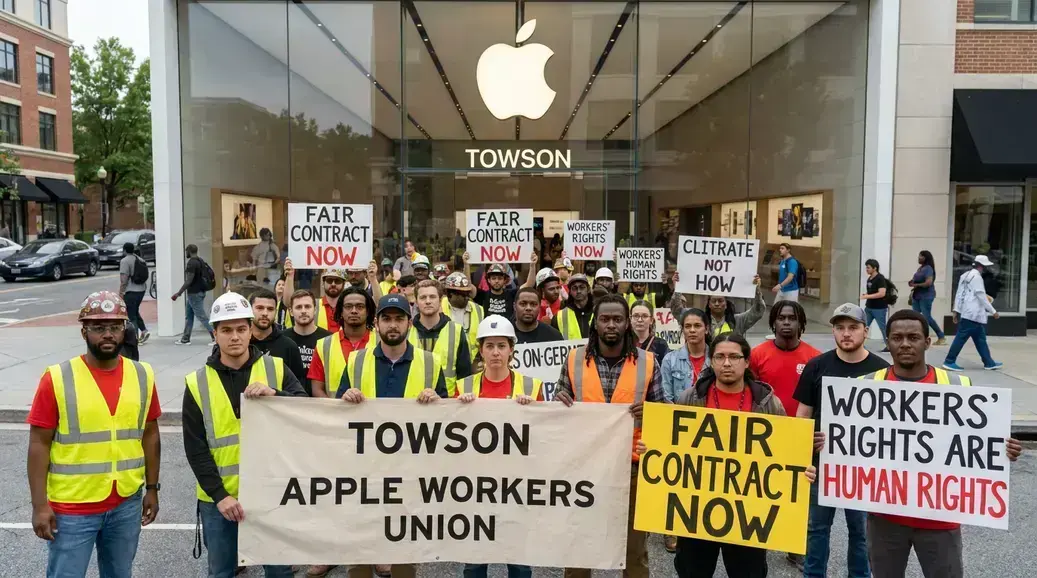 Apple fecha loja sindicalizada em Towson e amplia disputa trabalhista