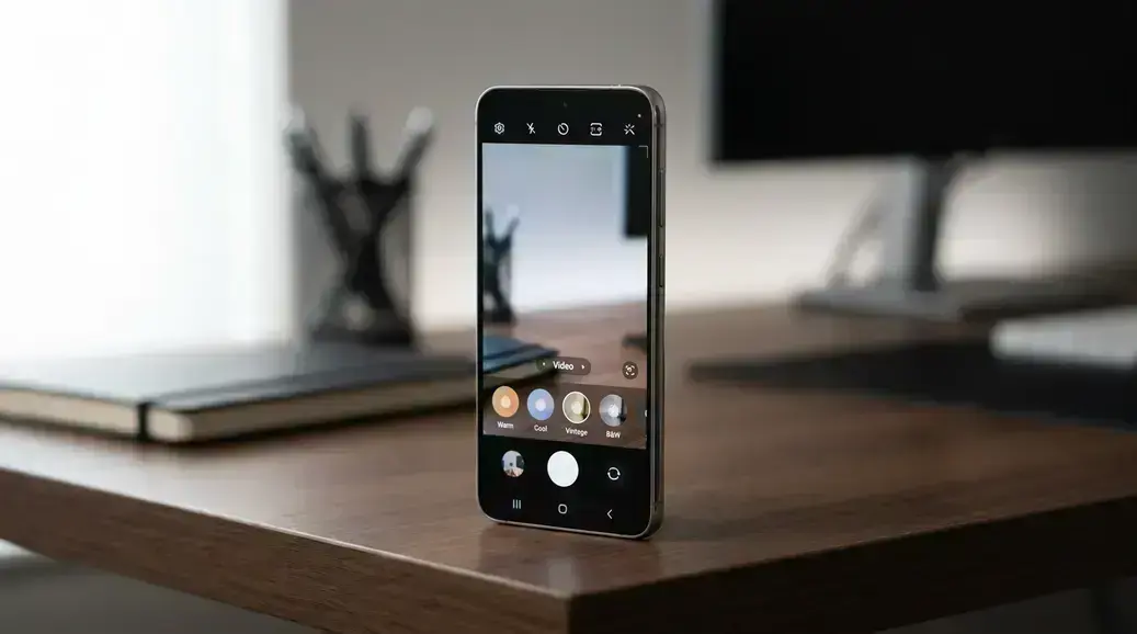 One UI 8.5 remove filtro de vídeo da gravação na câmera Samsung