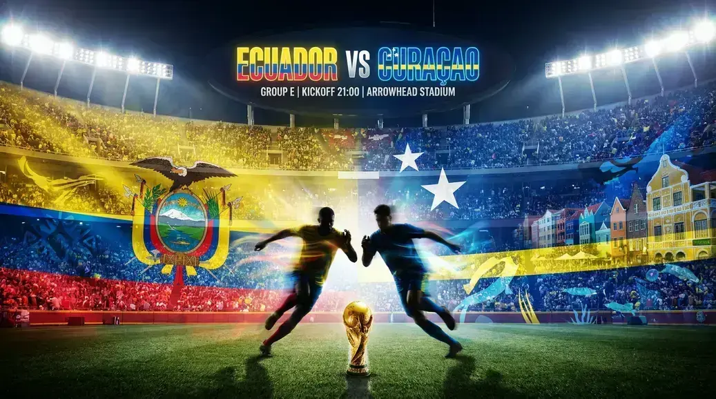 Equador x Curaçao: onde assistir ao vivo e online, jogo de hoje às 21 horas