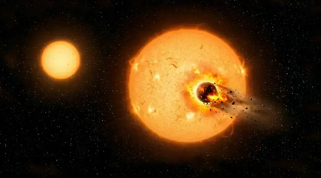 Brasileiros encontram sinais de planeta rochoso engolido por estrela
